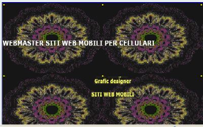 WEBMASTER CREAZIONE SITI MOBI per cellulari